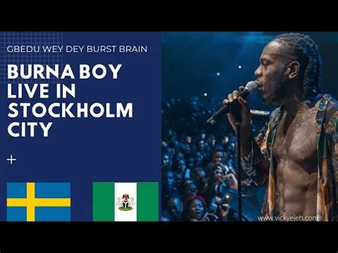  Burna Boy Live i Stockholm – Afrobeats och explosiv energi möts på Gröna Lund!